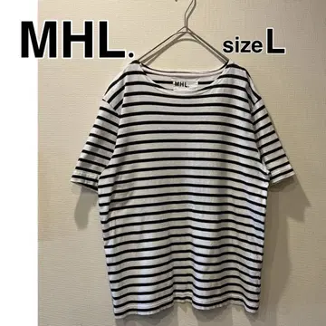 [새상품급] MHL. 마가렛호웰 보더T셔츠 sizeL