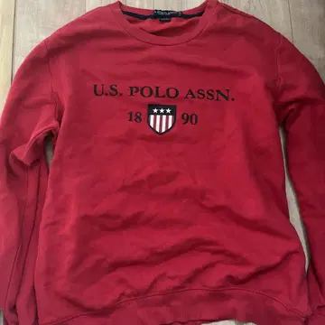 U.S. POLO ASSN. 레드 맨투맨 XL