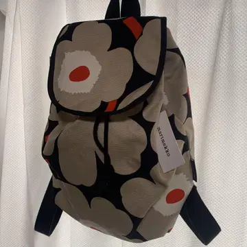 미사용 새상품 택 포함 marimekko 마리메꼬 우니코 꽃무늬 백팩