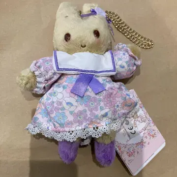 산리오 마론크림 마스코트 백참 봉제 인형 퍼플 보라색