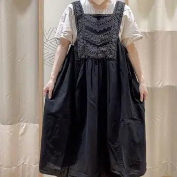 사만사 모스모스 슬리브리스 레이스 원피스