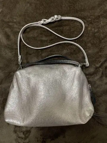 GIANNI CHIARINI 알리파 M 핑크 실버 숄더백