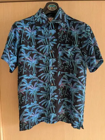 AlohaBlossom 반팔 야자수 패턴
