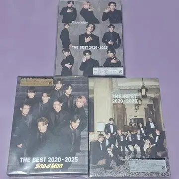 Snow Man THE BEST 2020 - 2025 전 3 형태 세트
