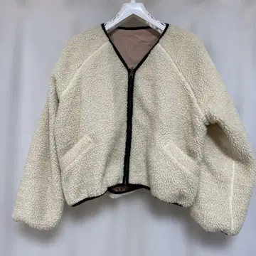 BEAMS HEART 보아 자켓 리버서블 아우터 아이보리