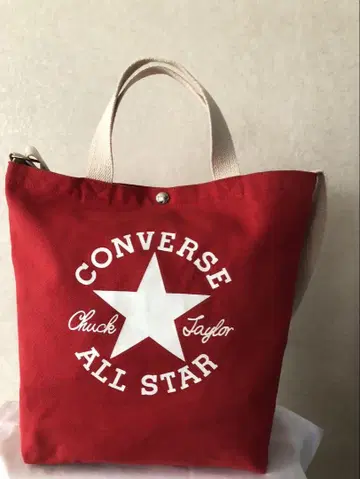 CONVERSE 컨버스 빨간색 토트백