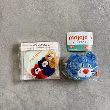 mojojojo 페이스 마스코트 컴팩트 거울 nicky 2세트