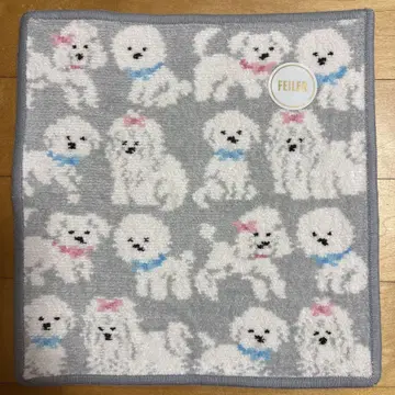 페이러 타월 손수건 복슬복슬 강아지