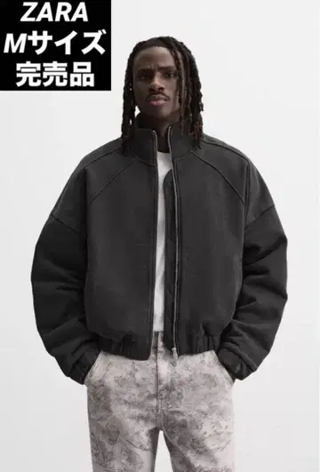 ZARA 자라 워시 가공 지퍼 자켓 M 완판템