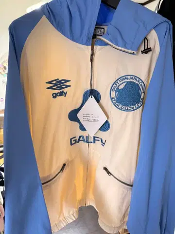 GALFY 나일론 자켓 파랑/크림