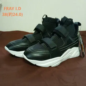 FRAY I.D 코듀라 니트 스니커즈 38(약 24cm) 블랙
