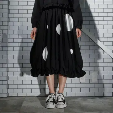 KIRIKOMI DOT 스커트