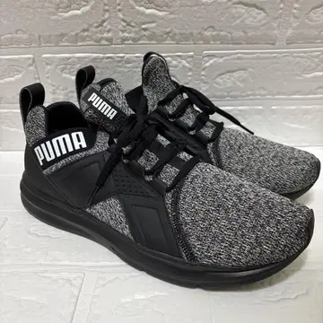 [ 컨디션 최상 ] PUMA 남성용 멀티 니트 스니커즈 그레이 28.0