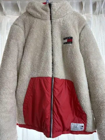 TOMMY JEANS 리버서블 플리스 자켓 3W