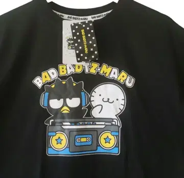 새상품 산리오 배드마츠마루 T셔츠 M 돈키 한정판 스티커 포함
