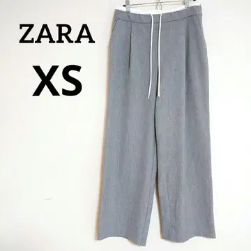 ZARA WIDE-LEG 팬츠 더블 허리 밴딩