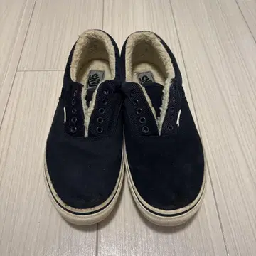 Vans 네이비 스웨이드 슬립온