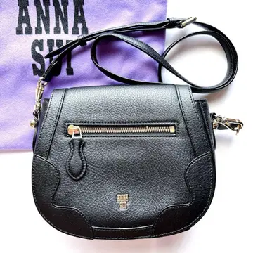 [새상품급] ANNA SUI 안나수이 라운드 숄더백 블랙