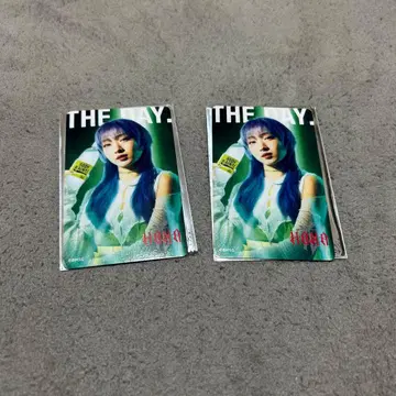 HANA JISOO 한정판 트레이딩 카드 2장 세트 바디멘테