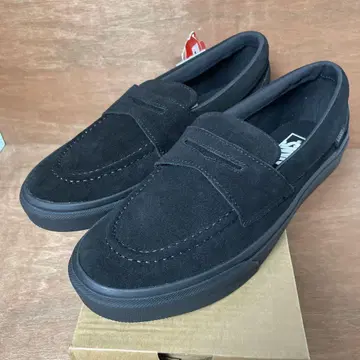 VANS 로퍼 반스 로퍼 스웨이드 블랙 27cm