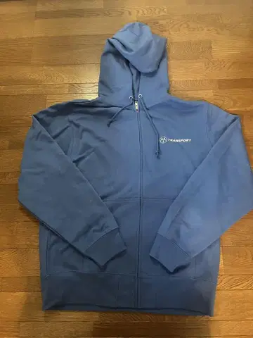 TRANSPORT MOTO HOODIE BLUE M GOODENOUGH