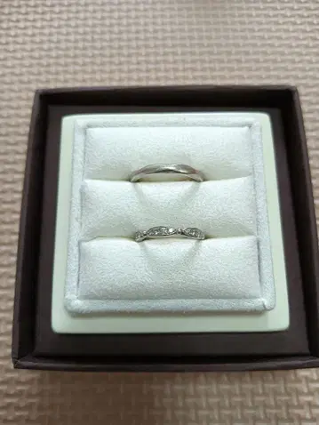 루시에 플라티나 반지 다이아몬드 반지 세트