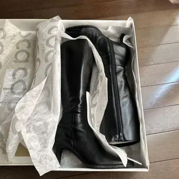 롱 부츠 블랙 24.5cm