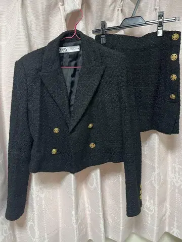ZARA 트위드 셋업 S