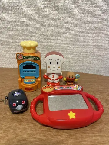 호빵맨 칫솔 거울 세트