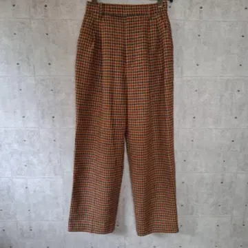steven alan 체크 레그 레트로 팬츠