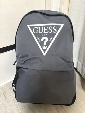미사용품 GUESS 럭색/백팩 그레이