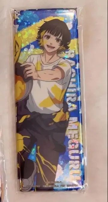 블루 록 하치라 메구루 캔뱃지 레어 페인트 롱 캔뱃지 프라이즈