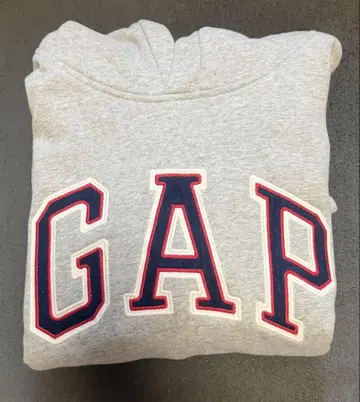 GAP 그레이 후드 부착 후드티