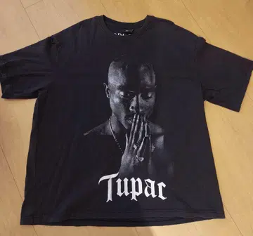 레어 2PAC H&M 루즈핏 티셔츠 XXL