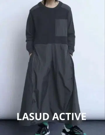 [ 미사용 ] LASUD ACTIVE 이소재 도킹 원피스