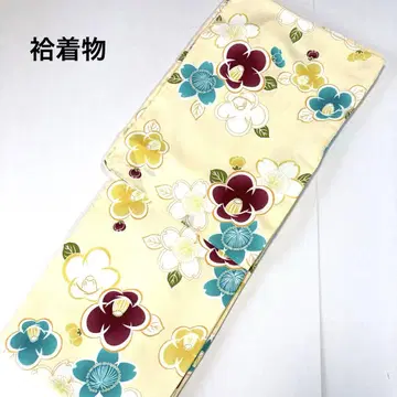 재단 완료 이중 기모노 폴리에스테르 새상품 No.2714
