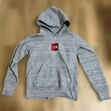 THE NORTH FACE 그레이 후드 부착 후드티