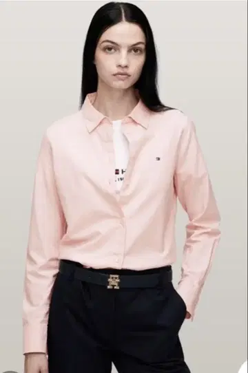[ TOMMY HILFIGER ] 스트레치 옥스퍼드 레귤러 셔츠