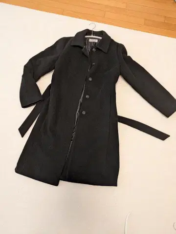 최종 가격 KUMIKYOKU sis 캐시미어 혼방 롱 코트