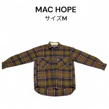 MAC HOPE 긴팔 플란넬 셔츠 M 사이즈 아우터