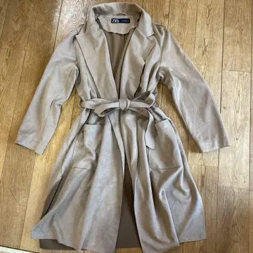ZARA 베이지 롱 코트