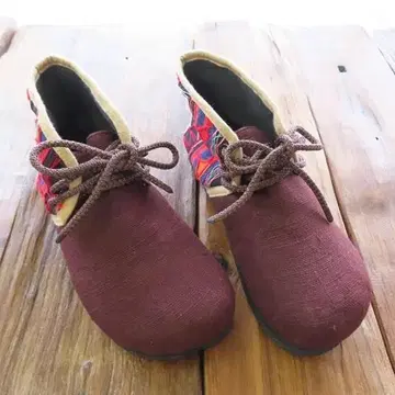 새상품 아카족 자수 신발 에스닉 동양풍 민족 신발 멋쟁이 M982