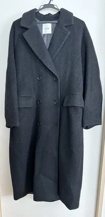 CLANE 블랙 클라네 더블 울 롱 코트 1 롱 코트