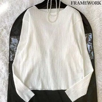 FRAMEWORK 링크 트리코트 상의 24SS 정가 1.2만 최근