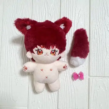 niannyyhouse 20cm 봉제 인형 빨간 머리 코튼 인형 걸
