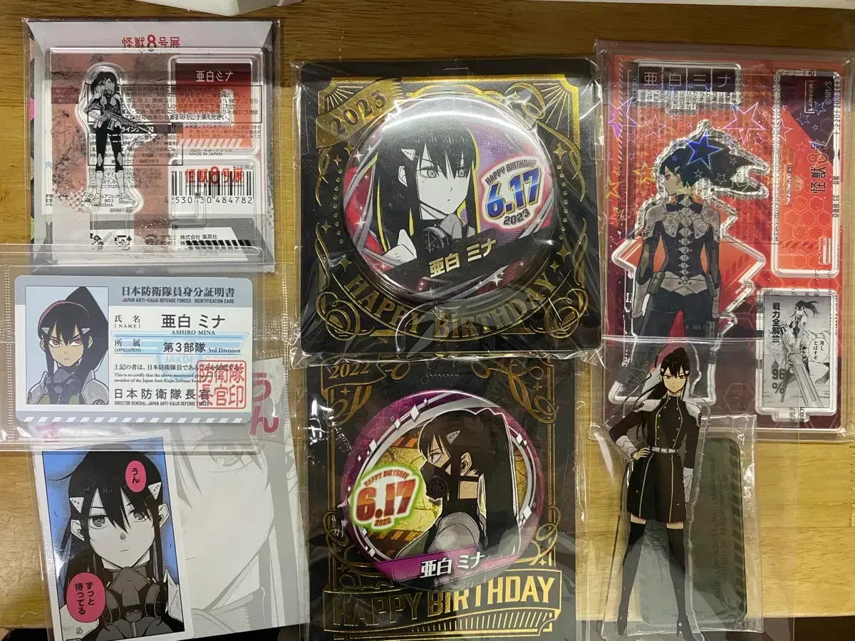 Kaiju No.8 Ashiro Mina Original Art Goods Collection