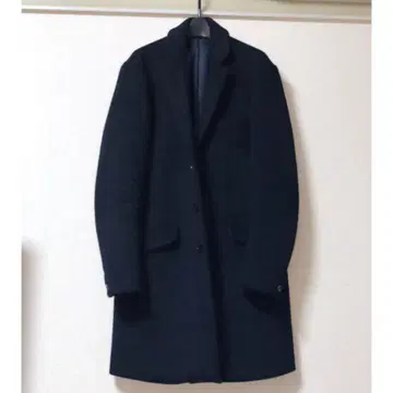 STUDIOUS 네이비 체스터 코트
