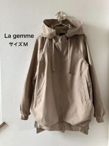 La gemme 베이지 마운틴 후드티 M