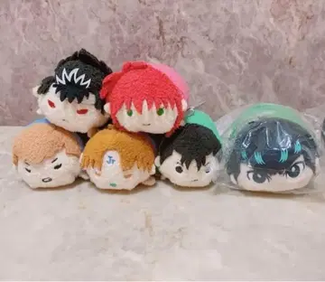 유유백서 봉제 인형 6개 세트