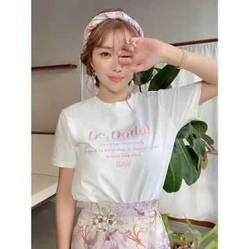 [ eimy istoire ] 컴팩트 로고 T셔츠 최저가 미사용 새상품
